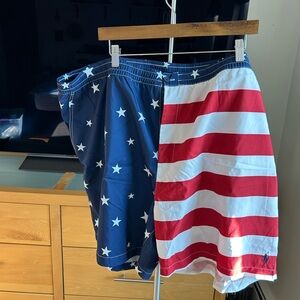 Polo Ralph Lauren American Flag Swim Trunks